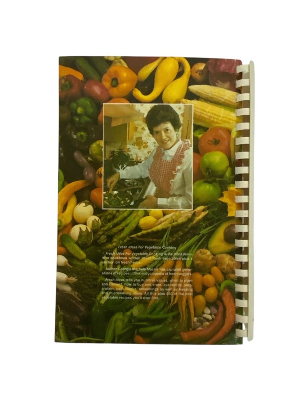 Fresh Ideas For Vegetable Cooking By Georgia Massie Signed Spiral-Bound 1985 - Picture 3 of 14